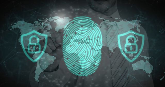 Biometric Fingerprint Security Technology Concept - Download Free Stock Images Pikwizard.com