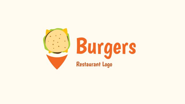 Burger Logo Design for Restaurant Branding - Download Free Stock Templates Pikwizard.com