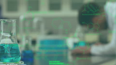 Chemical Reagents and Molecular Animation in Laboratory