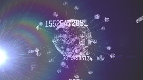 Digital Global Network Connections with Data Interface