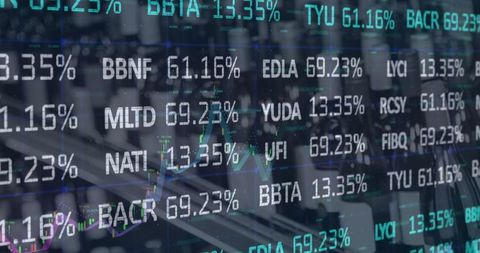 Financial Data Overlay on Retail Store Environment