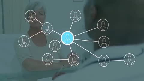 Doctor Engaging Digitally Connected Network in Medical Consultation