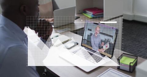 Diverse Business Colleagues in Virtual Financial Data Meeting - Download Free Stock Images Pikwizard.com