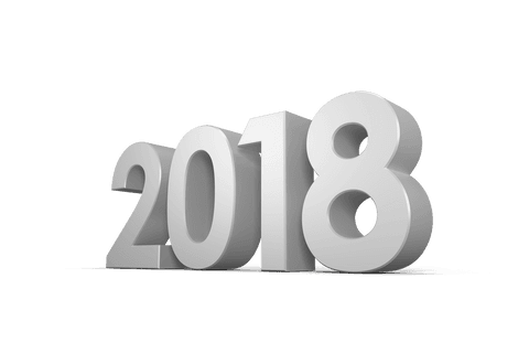 Transparent 2018 Text Illustration Perfect for Celebrations - Download Free Stock Videos Pikwizard.com