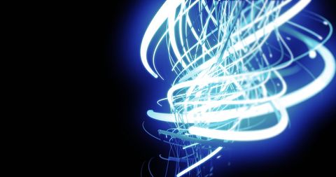 Abstract Light Trails on Dark Background Concept - Download Free Stock Images Pikwizard.com