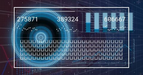 Digital Finance Interface with Data and Graphical Elements - Download Free Stock Images Pikwizard.com