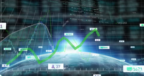 Global Digital Economy with Social Media Data and Trading Analytics