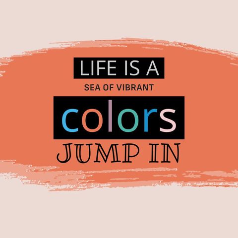 inspirational quote on colorful background - Download Free Stock Templates Pikwizard.com