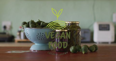 Locally Grown Vegan Green Produce Display - Download Free Stock Images Pikwizard.com
