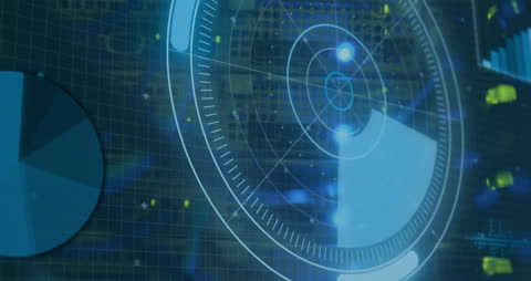 Futuristic Digital Data Processing and Scanning Interface