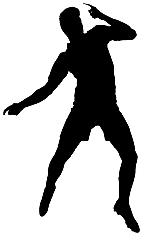transparent silhouette of man running modern design - Download Free Stock Videos Pikwizard.com