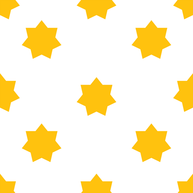 Yellow Stars Pattern on Transparent Background Vector Illustration - Download Free Stock Videos Pikwizard.com