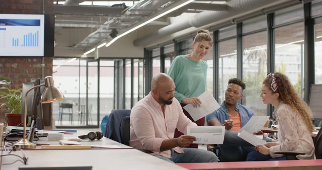 Collaborative Business Meeting with Multiracial Team in Modern Office - Download Free Stock Images Pikwizard.com