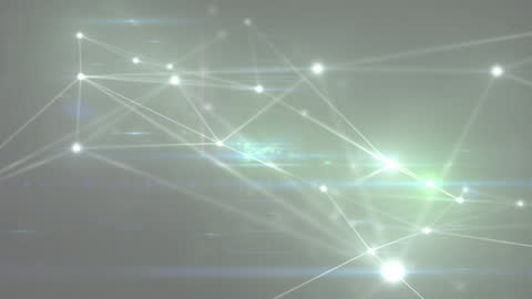 Abstract Glowing Network Connectivity Background