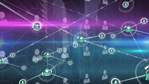 Digital Connectivity with Network Lines Overlays