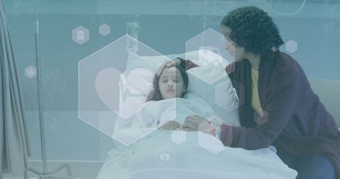 Compassionate care for child, mother patient connection