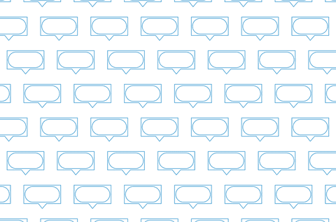 Blue Chat Bubble Pattern on Transparent Background - Download Free Stock Videos Pikwizard.com