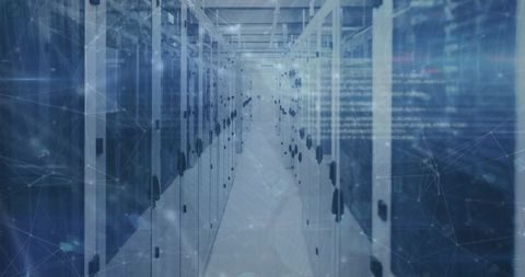 Network connections data processing in modern server room