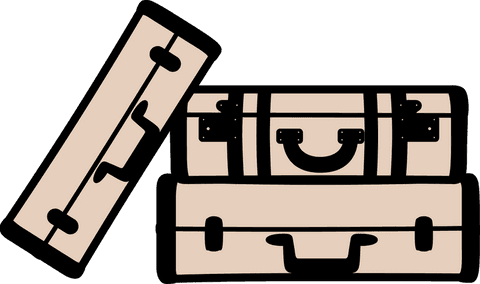 elegant stack of vintage suitcases on transparent background - Download Free Stock Videos Pikwizard.com