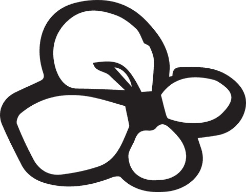 Stylized Black Flower Illustration on Transparent Background - Download Free Stock Videos Pikwizard.com