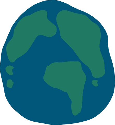 minimal abstract globe illustration on transparent background - Download Free Stock Videos Pikwizard.com