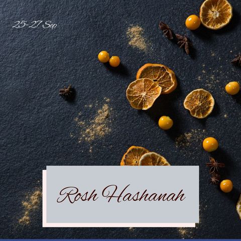 rosh hashanah citrus and spice festive arrangement - Download Free Stock Templates Pikwizard.com