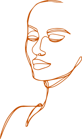 abstract face profile in minimalist line art on transparent canvas - Download Free Stock Videos Pikwizard.com