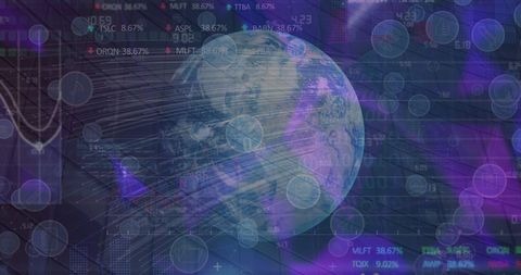 Global Digital Network with Earth and Data Interface Overlay - Download Free Stock Images Pikwizard.com