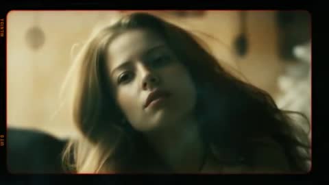 Chin-Lifting Pose with Serene Elegance on Couch