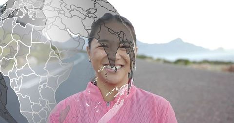 Athlete Explorers New Paths with Global Inspiration Overlay