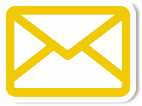 Yellow Envelope Icon on Transparent Background for Email Communication - Download Free Stock Videos Pikwizard.com