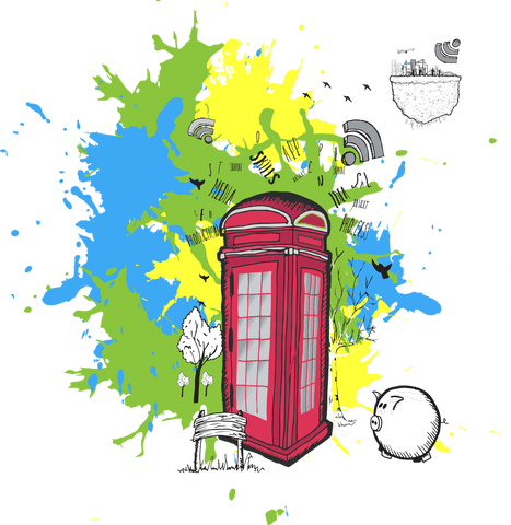 vintage phone box with modern communication concept on transparent background - Download Free Stock Videos Pikwizard.com