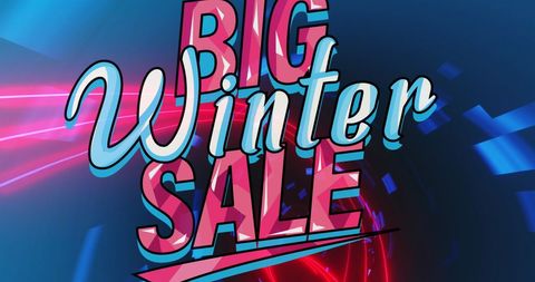 Vibrant Big Winter Sale Digital Tunnel Promotion