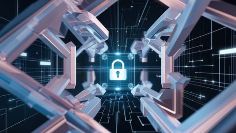 Ai-generated robotic security technology concept