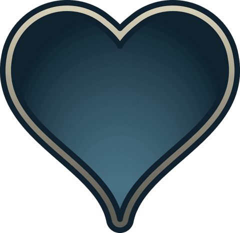 transparent blue heart design with gradient effect - Download Free Stock Videos Pikwizard.com