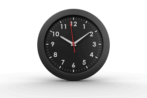 Black Clock Illustration on Transparent Background Symbolizing Time - Download Free Stock Videos Pikwizard.com
