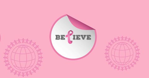 Breast Cancer Awareness Believe Concept Design - Download Free Stock Images Pikwizard.com