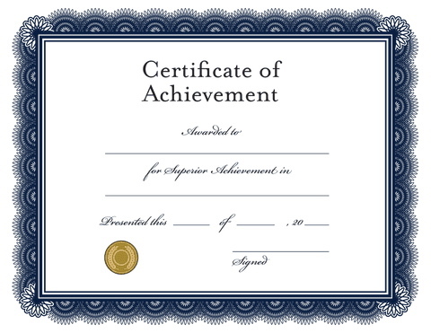 Transparent Certificate Vector with Gold Seal - Download Free Stock Videos Pikwizard.com