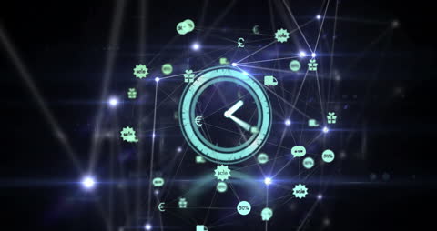 Digital Network Connections with Central Clock Mechanism