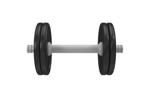 Black Dumbbell Isolated on Transparent Background Illustration - Download Free Stock Videos Pikwizard.com