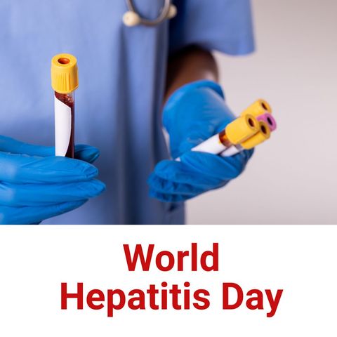 Healthcare Professional Holding Blood Samples for World Hepatitis Day - Download Free Stock Templates Pikwizard.com