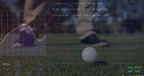 Golf Analytics and Data Integration on Golf Course - Download Free Stock Images Pikwizard.com