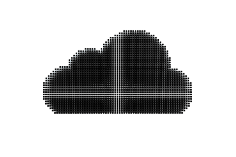 digital cloud computing icon on transparent background - Download Free Stock Videos Pikwizard.com