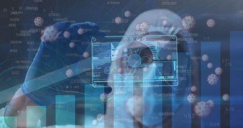 Holographic Data Analysis in Covid-19 Research Lab