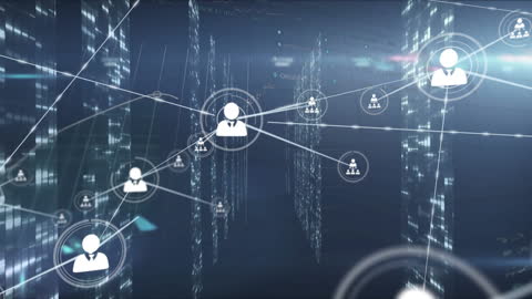Digital Network Connection in Virtual Business World