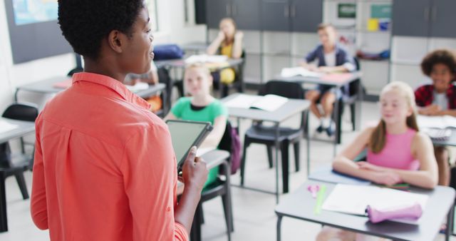 Teacher Instructing Students in Classroom - Download Free Stock Images Pikwizard.com