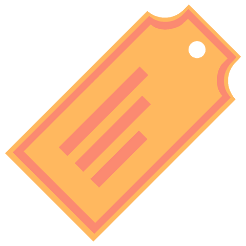 Yellow Gift Tag Illustration on Transparent Background - Download Free Stock Videos Pikwizard.com