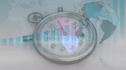 Data Processing and Global Trends with Stopwatch Visualization