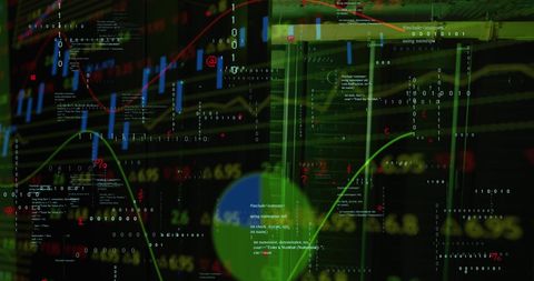 Digital Data Visualization with Abstract Technology Interface - Download Free Stock Images Pikwizard.com