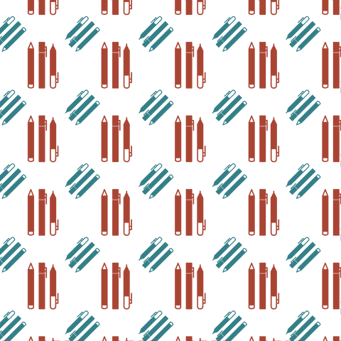 seamless transparent pattern with red and blue pens - Download Free Stock Videos Pikwizard.com